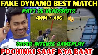 Relive FAKE DYNAMO BEST MATCH EVER DUO VS SQUAD AWM  AUG  Intense Gameplay PUBG MOBILE [upl. by Nosirrah]