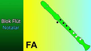 Blok Flüt Notalar [upl. by Tteraj]