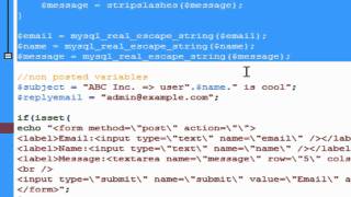 How to Make a PHP Email Form [upl. by Enimrej]