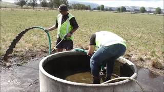 Karcher Mudsucker Demonstration  Cleaning Troughs [upl. by Anesusa173]