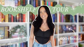 bookshelf tour 📖🤍✨ 400 books [upl. by Forester2]