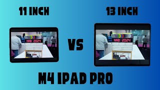 11inch vs 13 inch iPad Pro M4  Which size should you get [upl. by Artenak]