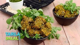 Oats Methi Muthia Diabetic and HeartFriendly by Tarla Dalal [upl. by Egiap]