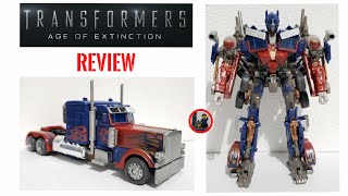 TRANSFORMERS AGE OF EXTINCTION AD 12 REVENGE OPTIMUS PRIME VOYAGER BATTLE BLADES MOLD REVIEW [upl. by Aveline]