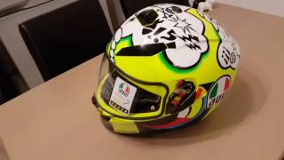 AGV k3 SV internal sun visor removal [upl. by Asreht]