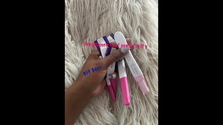 Pregnancy test sensitivity  8DPO positive pregnancy test  line progression [upl. by Haddad146]