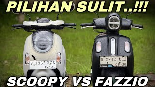 PILIHAN SULIT‼️NEW SCOOPY VS FAZZIO HYBRID [upl. by Asiul]