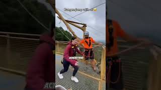 😱 Bungee Jumping GONE WRONG 😱 When the Rope is TOO LONG 😳 [upl. by Ronnie]