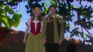 Aksel och Inga överraskar med sin opera i Stjärnornas stjärna 2018 [upl. by Gustav]