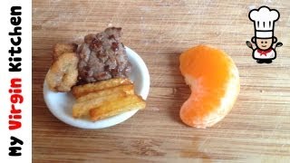 MINI STEAK ONION RINGS amp CHIPS RECIPE [upl. by Landry157]