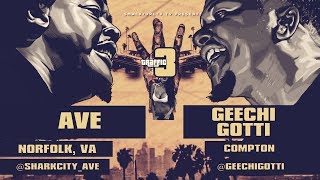 AVE VS GEECHI GOTTI SMACK URL RAP BATTLE  URLTV [upl. by Otti266]