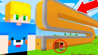 Trolei meu AMIGO com 7 CASAS SECRETAS no Minecraft [upl. by Orag]