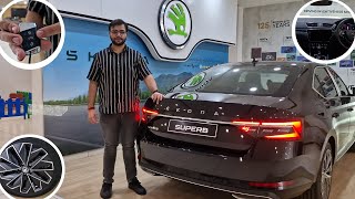 Skoda Superb LampK 2024  Only 100 units in India ✅🔥 Your Honest Car Reviews [upl. by Yenduhc]