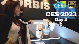 CES 2023 Las Vegas Tours and highlights in 4K Day 2 [upl. by Tamra]