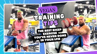 The Best Bicep Exercise Youve Never Done in Your Life  TheBodyBuildingVegancom [upl. by Priest]