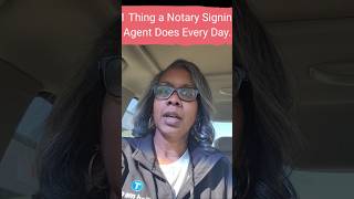 A Notary Signing Agents Daily Routine notarypublic [upl. by Biernat]