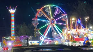 Frazier Shows Carnival at Paradise Valley Community College in Phoenix AZ 2024 [upl. by Alamac612]