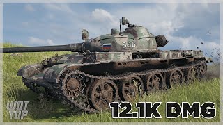 T62A  121K Damage 7 Kills  World of Tanks [upl. by Aihtekal]