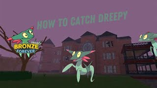 How to catch dreepy Original location changed Pokemon Brick Bronze 2023 [upl. by Enomys]