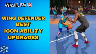 NBA Live 19 Best Wing Defender Icon Ability Upgrades [upl. by Celia]