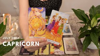 CAPRICORN July 2024 Tarot Reading [upl. by Ennasus]