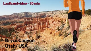 Virtueller Lauf virtual run  4k  Bryce Canyon USA  Video für Laufband Crosstrainer Workout [upl. by Akerdal]