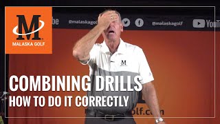 Malaska Golf  How To Combine Golf Drills Correctly  Most Important Swing Lesson [upl. by Donaldson]