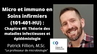 Chapitre 9 Théorie des maladies infectieuses et épidémiologie Microbiologie et immuno 101401HU [upl. by Rives931]