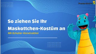 So ziehen Sie Ihr MaskottchenKostüm an  Schulter Konstruktion [upl. by Ellehcyt846]