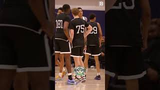 Meleek was not trynna dap up Kiyan 😭 aau basketballtiktok micd micdup sports [upl. by Draw]