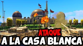 3ra GUERRA MUNDIAL En GTA 5  TOMAMOS LA CASA BLANCA  MÉXICO Y RUSIA vs ESTADOS UNIDOS [upl. by Aibsel]