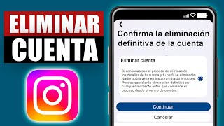 Como ELIMINAR una CUENTA de Instagram 2024 PARA SIEMPRE [upl. by Htbazile17]