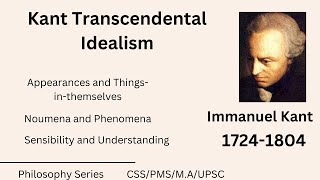 Kant Transcendental Idealism  Noumena and phenomena Western Philosophy  UrduHindi [upl. by Phalan502]