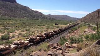 Military train thru Crozier Canyon [upl. by Lanette]