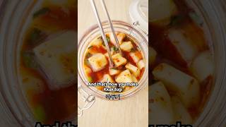 Got daikon Make this epic radish kimchi kkakdugi korean banchan short [upl. by Slavic]