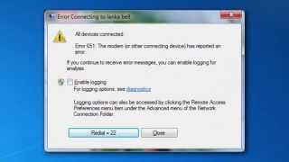 How to Fix Windows PC Error 651 [upl. by Ayatal]