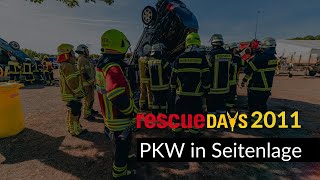 rescueDAYS 2011  Deggendorf  PKW in Seitenlage [upl. by Klepac1]