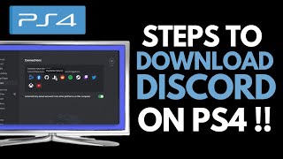 How to Use Discord on PS4 [upl. by Netsrak]