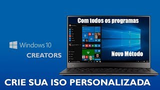 criando iso do windows 10 com todos os programas novo método [upl. by Quentin284]