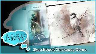 NEW 100 Cotton Sketchbooks from Hahnemühle Watercolor Bird Demo [upl. by Anivla]