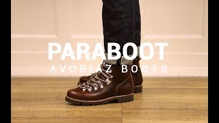 Paraboot Avoriaz Boots  A Closer Look  On foot [upl. by Osrock]