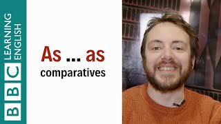 As  as comparatives  English In A Minute [upl. by Notlim612]