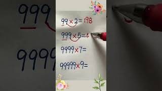 Multiplication Quick calculation🥰💯❤️🧠🥰maths multiplication multiply foryou [upl. by Diad]