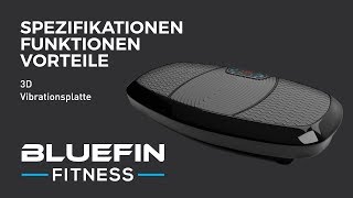 Bluefin Fitness 3D DualMotor Vibrationsplatte  Oszillation und Vibration  Demo [upl. by Aidan]