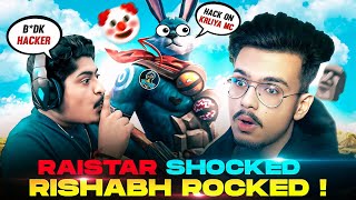 Raistar Shocked 😱 Gyan Bhai amp Rishabh Rocked 🗿😂 Most Funny Match [upl. by Cecilla]