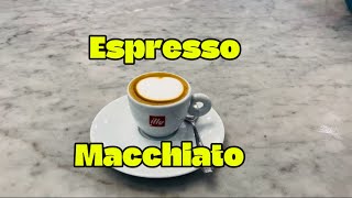 How to make espresso macchiato  espresso macchiato barista skills [upl. by Anar]