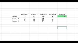 Fortschritt mit Diagramm und Kontrollkästchen Part 2 Tutorial Excel [upl. by Skipton]