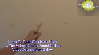 How To Take Out Wire Shelf Drywall Holders Remove Shelving Anchors With Least Wallboard Damage [upl. by Ilyah]