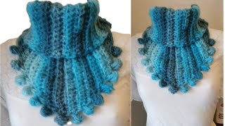 Col au CROCHET Très FACILE💕😍crochet tutocrochet crochetlovers [upl. by Dloreh381]