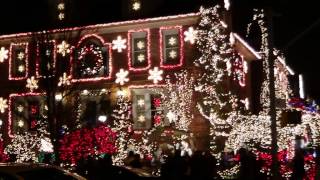 242 США Dyker Heights Christmas Lights Brooklyn NY [upl. by Berty]